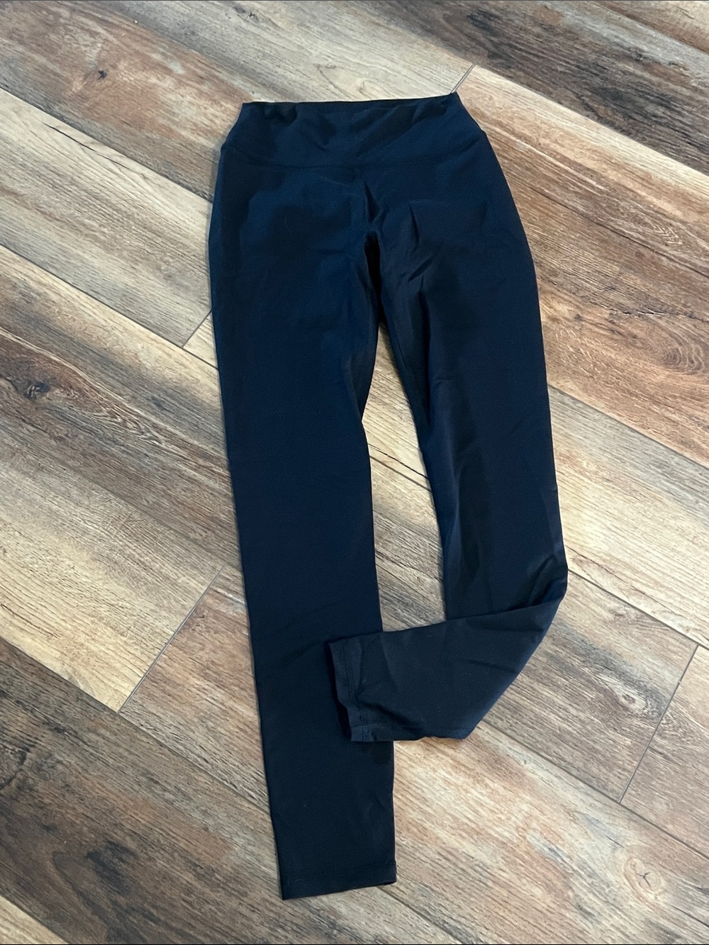 NWOT S Mono B Black High-Waist Leggings for running yoga workout